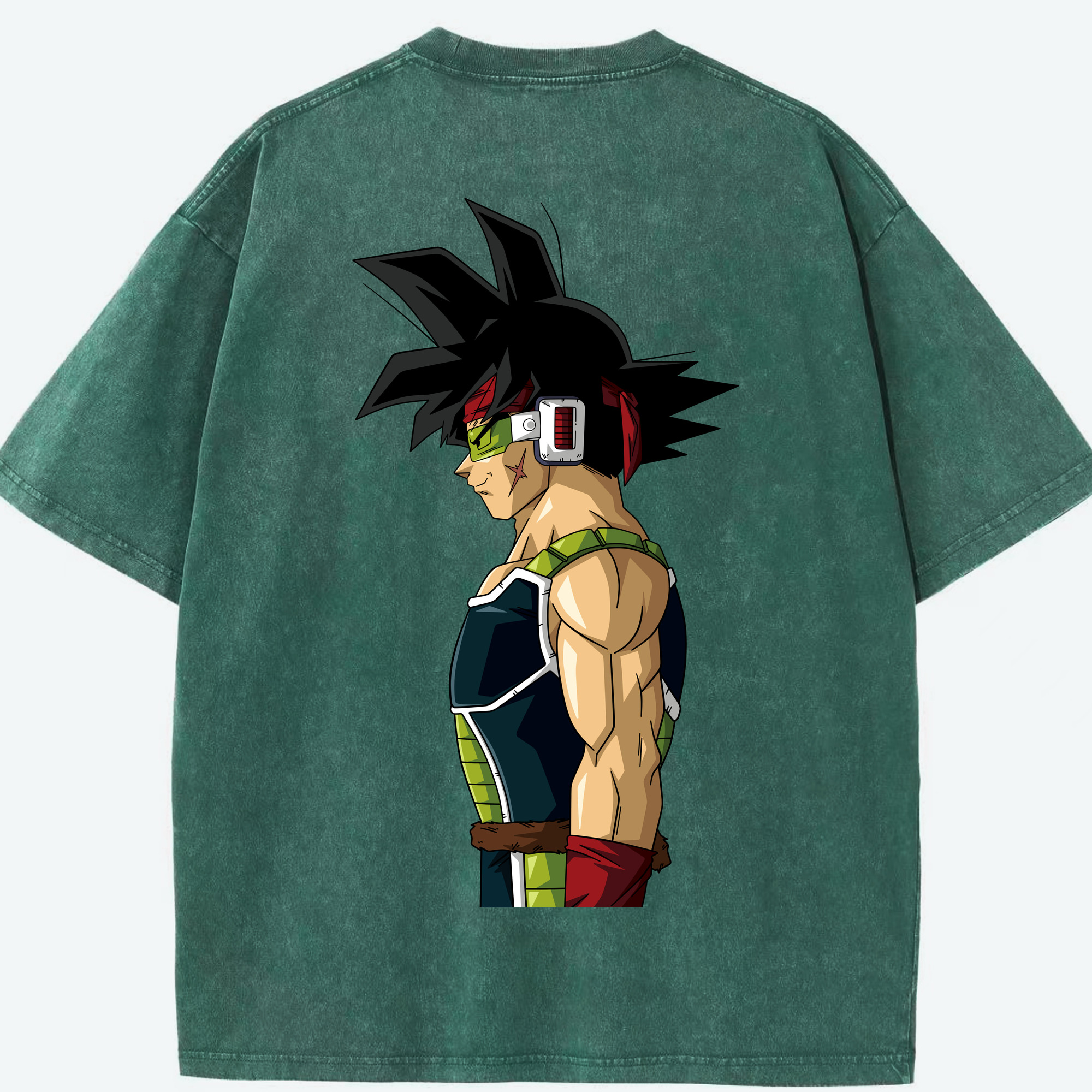 （画像用） ドラゴンボール バーダック DRAGON BALL Burdock 綿100% ヴィンテージ風 半袖Tシャツ（背面プリント）